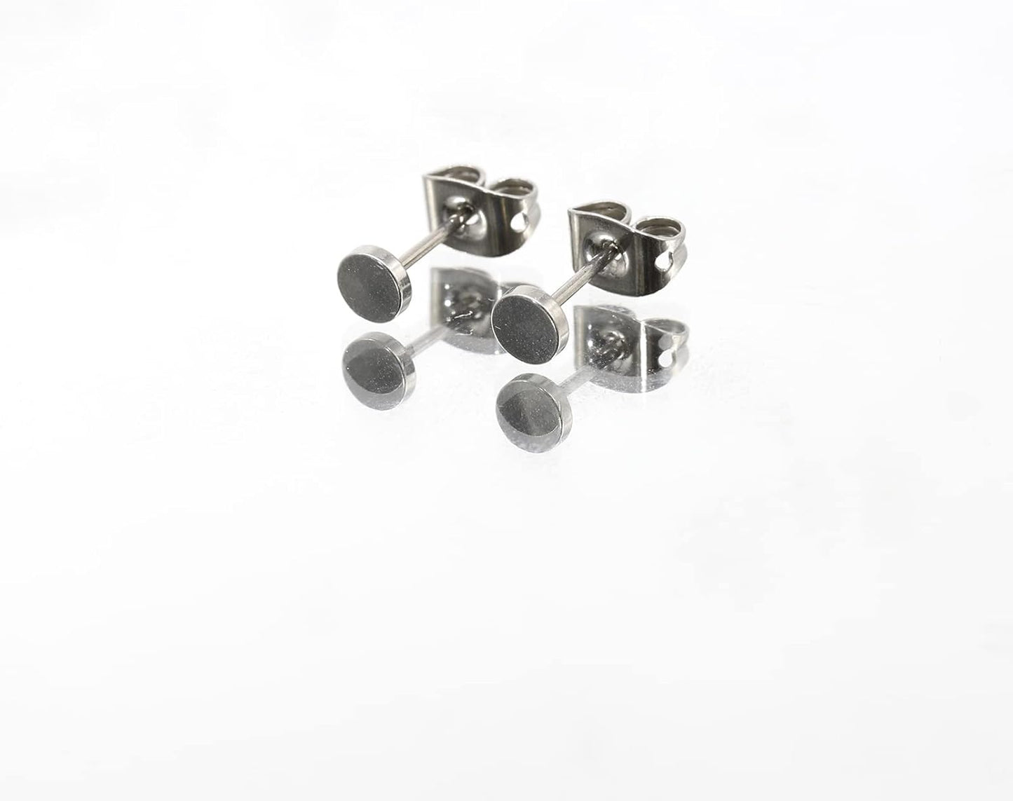 3 Pairs Titanium Stud Earrings Set, Hypoallergenic Women Earrings Nickel Free Earrings for Sensitive Ears Classic Dainty Girls Earring Studs